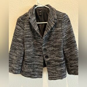 Ann Taylor Black and White Blazer